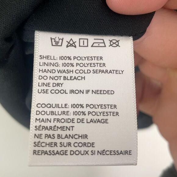 Sleek Black Deep V Tunic Long Sleeve - Picture 8 of 13